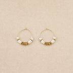 Ashe mother Of Pearls Hoop Earring