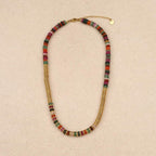 Ashie Multicolor Disks Stones Necklace