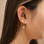 Orana Flower Chain Earrings