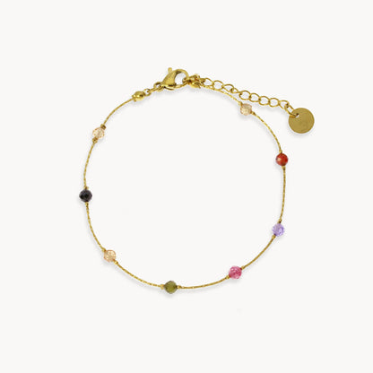 Bibi multicolor crystal beads bracelet