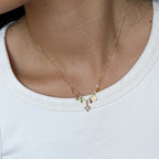 Celestina star light charms Necklace