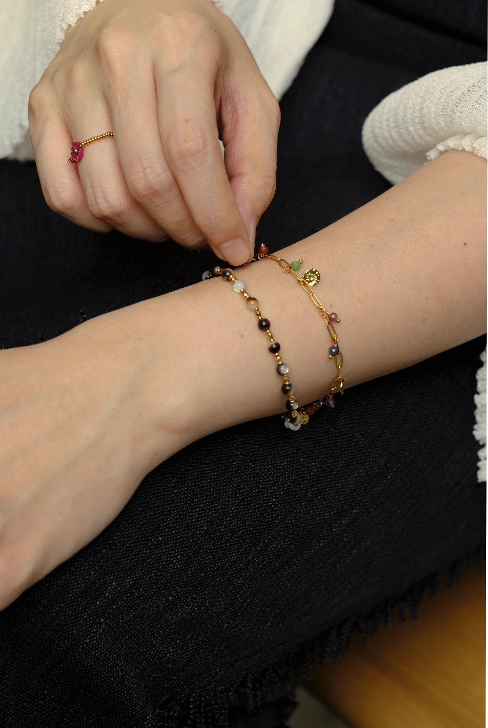 Georgine charms stones Bracelet