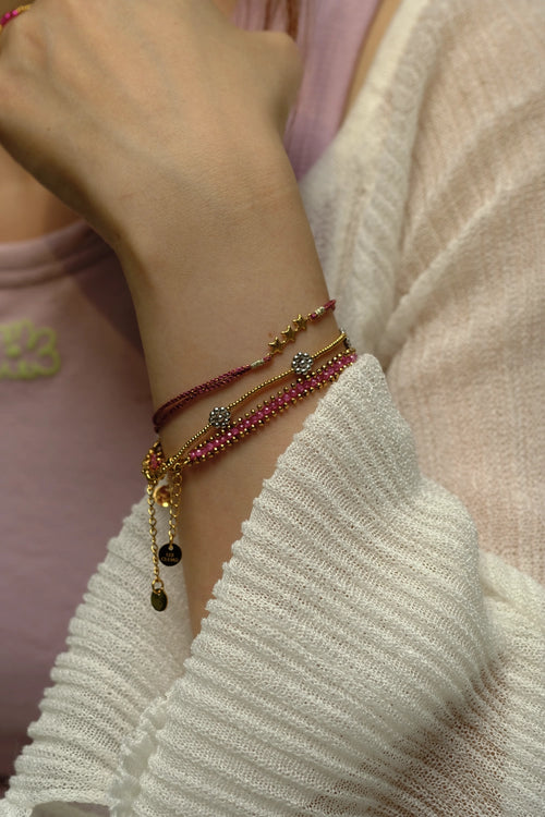 Prairie Gold Flower Bracelet