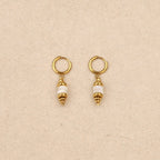 Eleora Mother Of Pearls Discs Drop Earrings