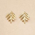 Enore Leaves Gold Earrings