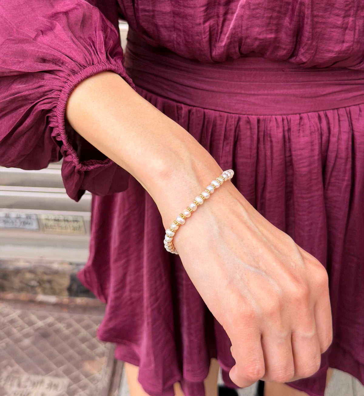Nostalgia Pearls Bracelet