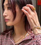 Ondinita Wide Structure Ring