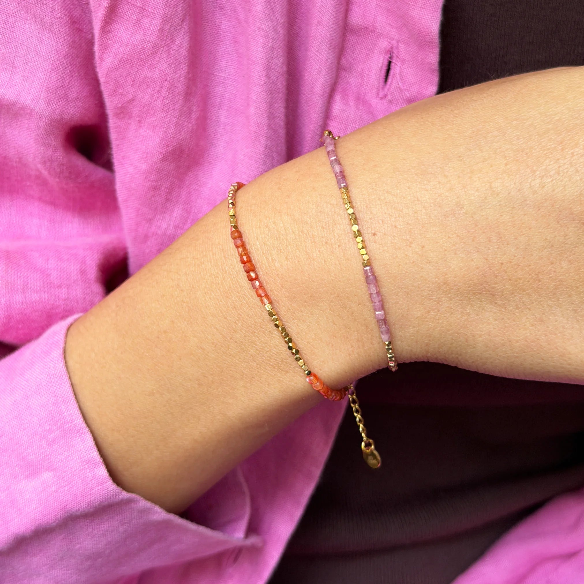 Lithosita fine cube stones Bracelet