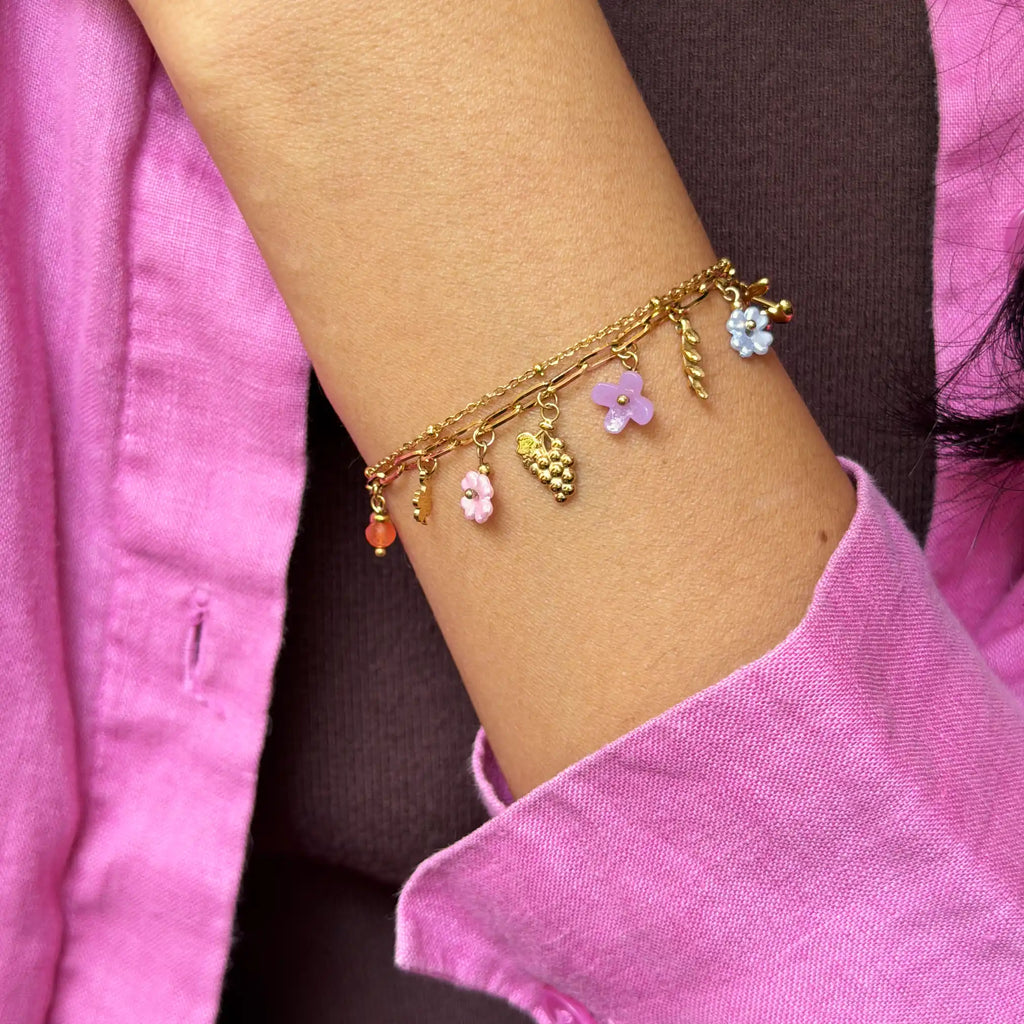 Oshun Double-row Grapes Bracelet