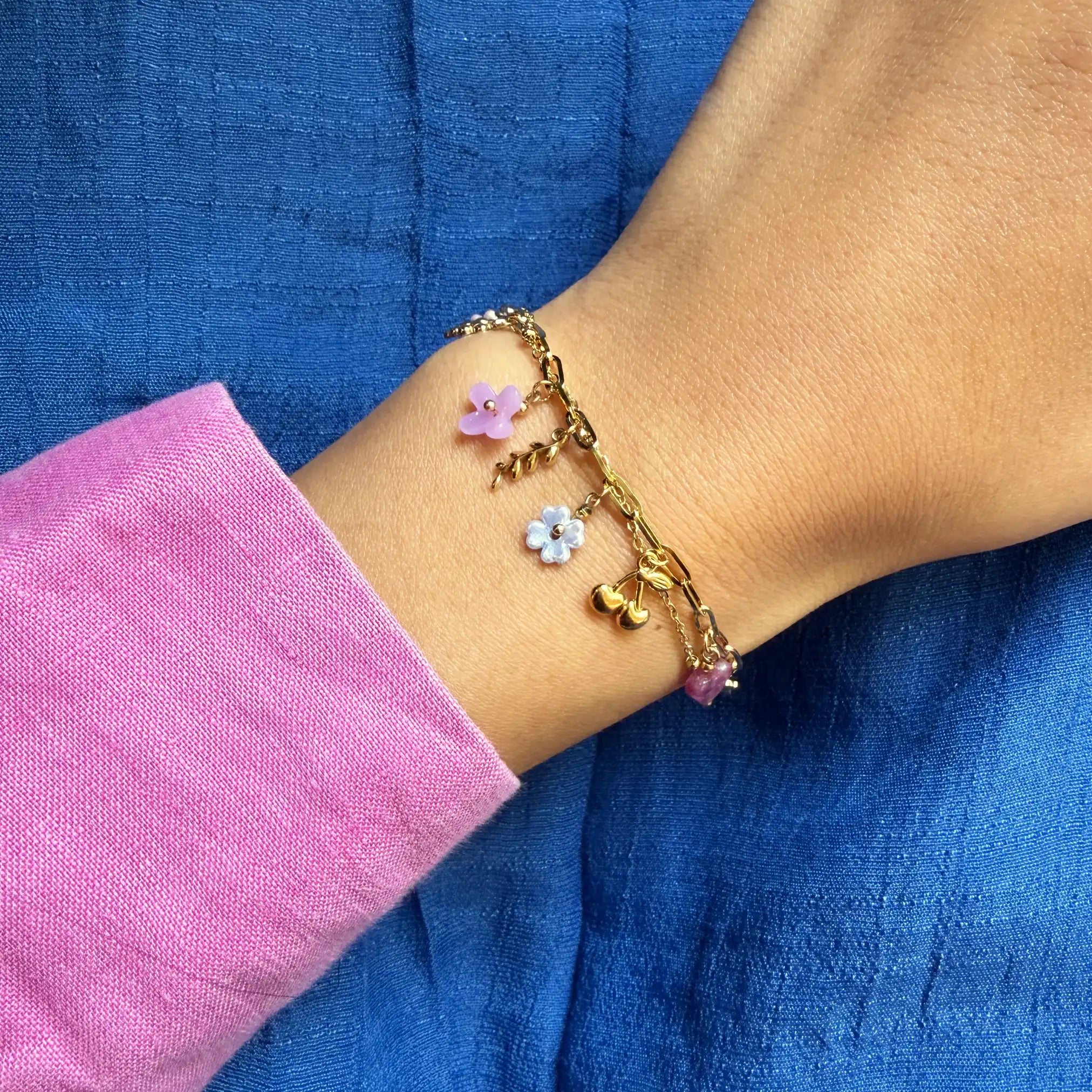 Oshun Double-row Grapes Bracelet