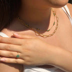 Naia Crystal Beads Necklace
