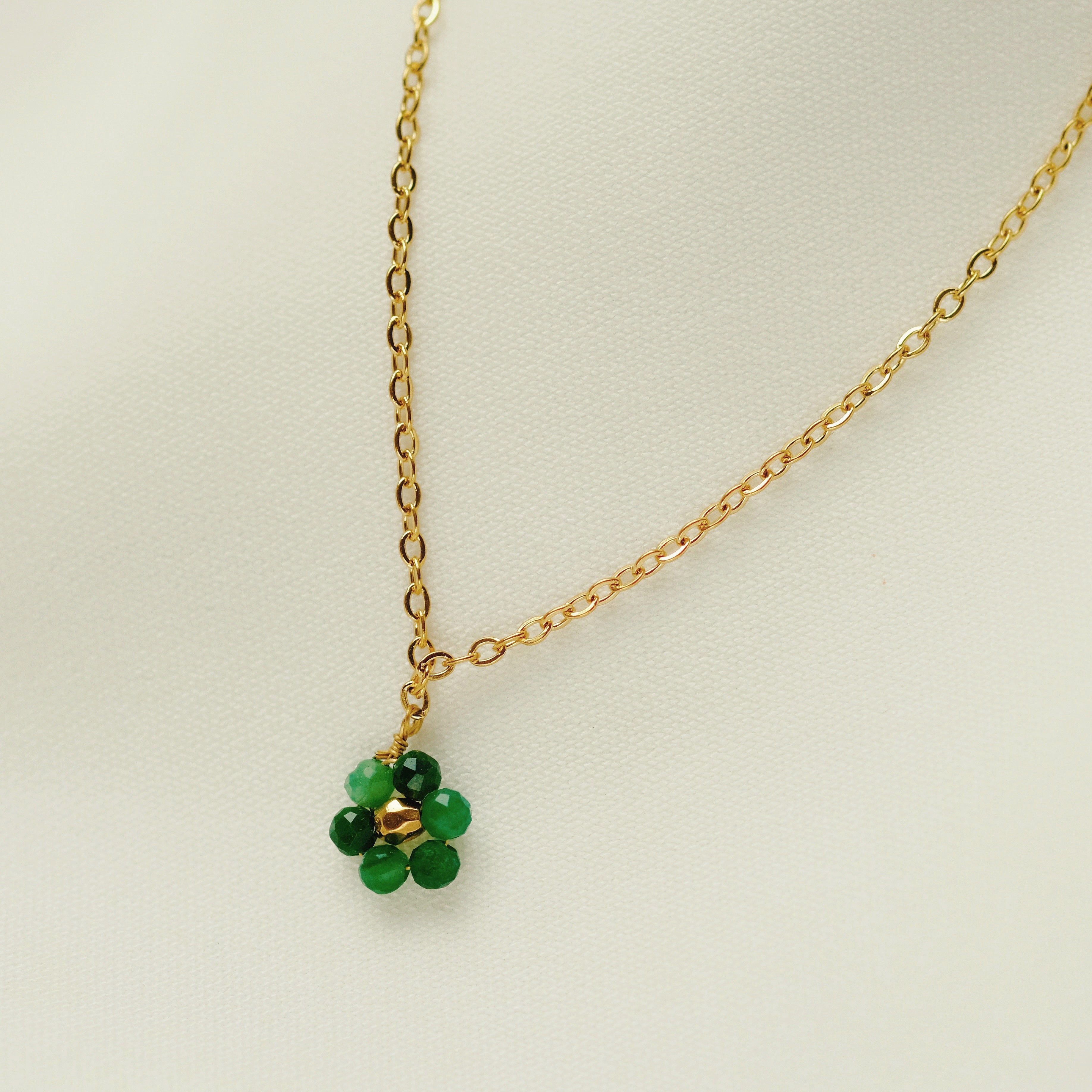 Mini Maya Flower Necklace