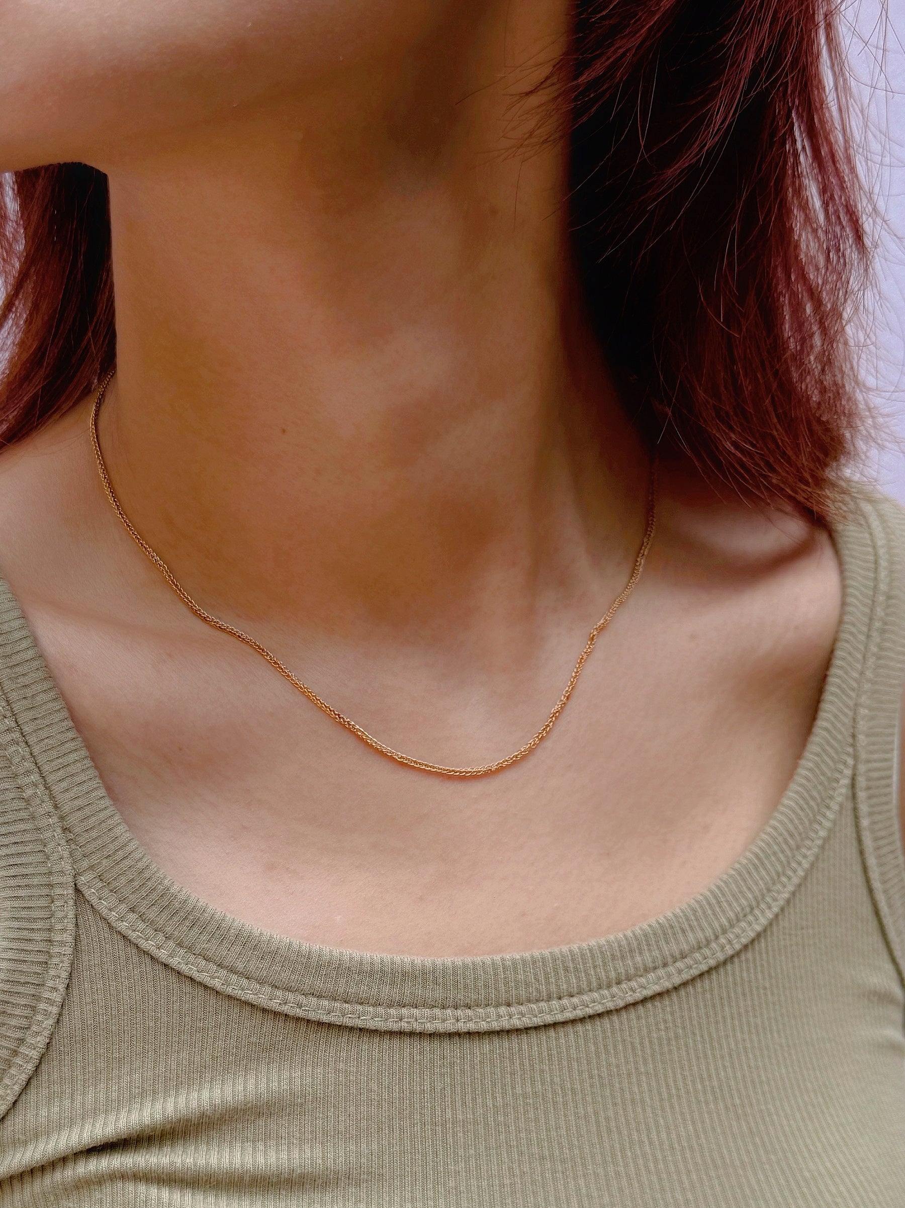 Lianita Fine Braided Necklace