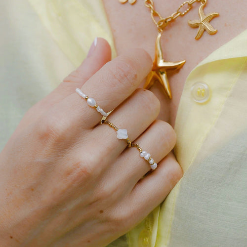 Nymphelia Pearl Elastic ring