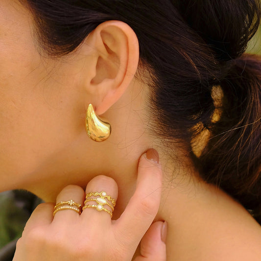 Aphrodite Tear Drop Earrings Small