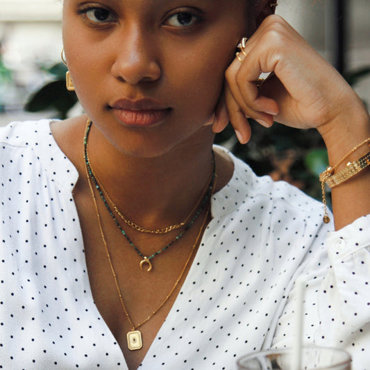 Rectangle Pendant Necklace