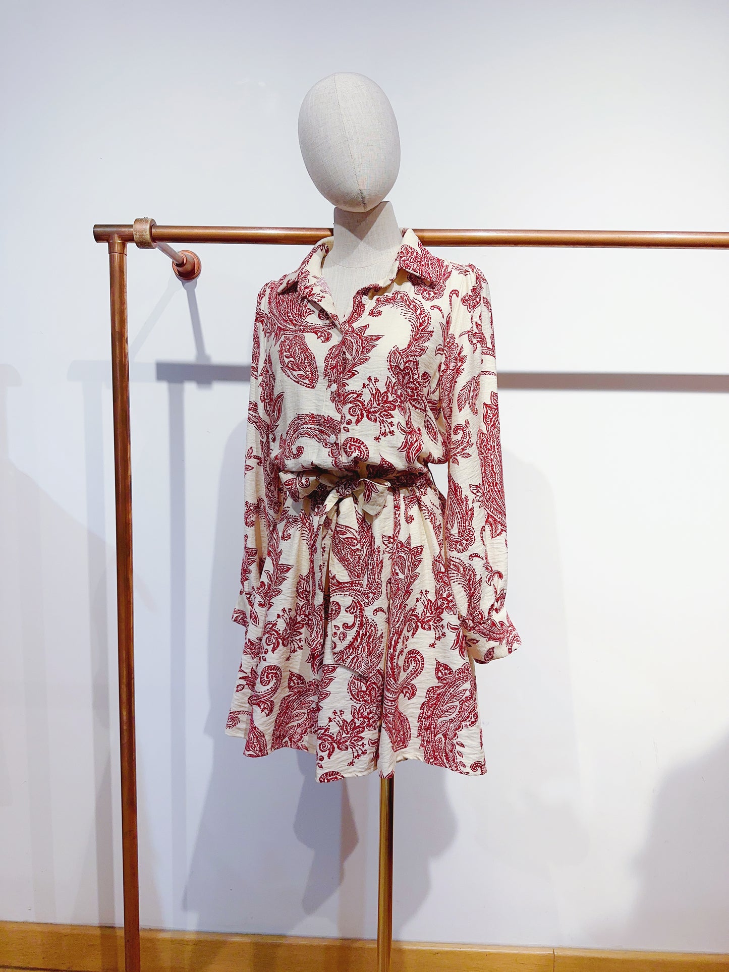 Charlior long sleeves floral dress