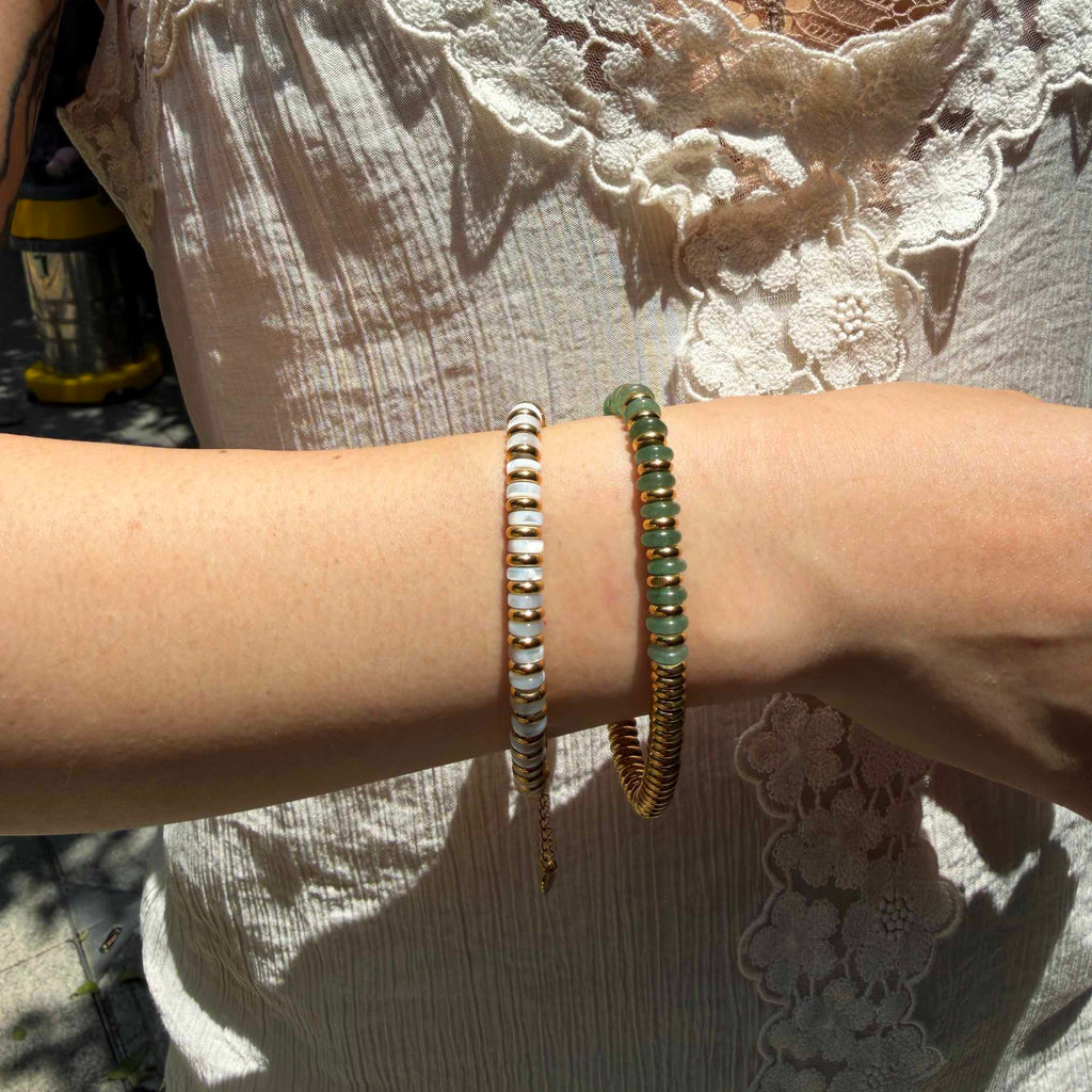 Ashie Stone Disks Bracelet