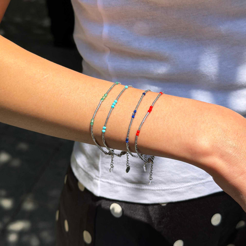 Linais Silver Beads Bracelet