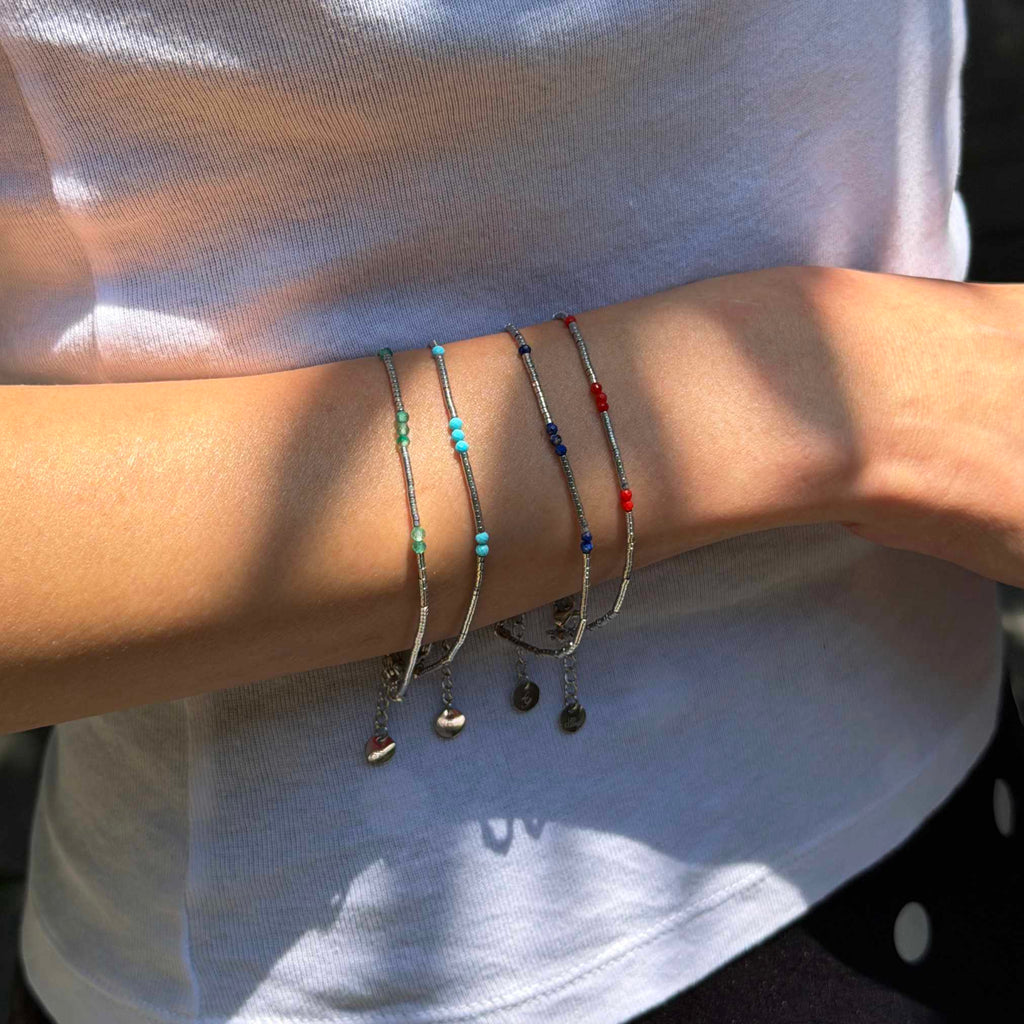 Linais Silver Beads Bracelet