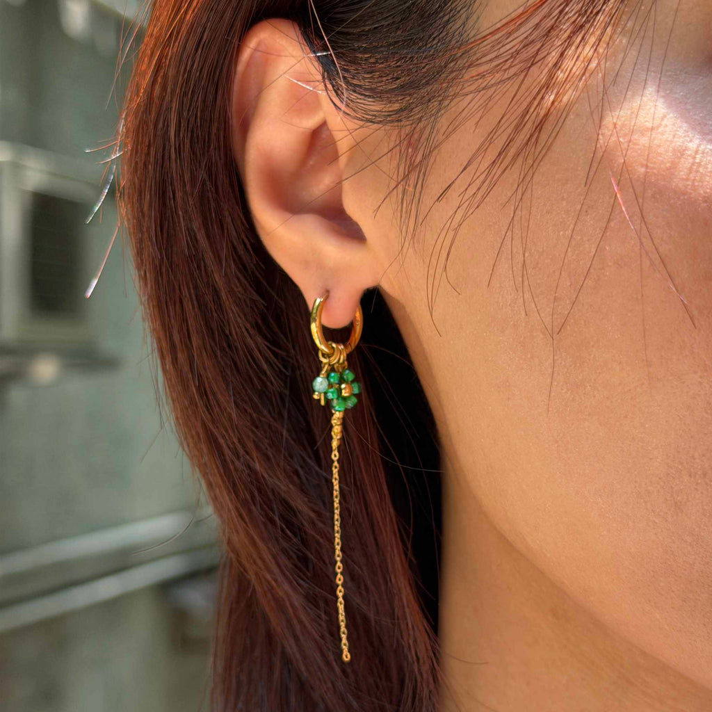 Orana Flower Chain Earrings