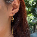 Orana Flower Chain Earrings