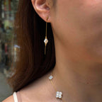 Lumine Pearly Clover Earrings
