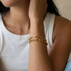 Gailla 2 Different Chain Bracelet