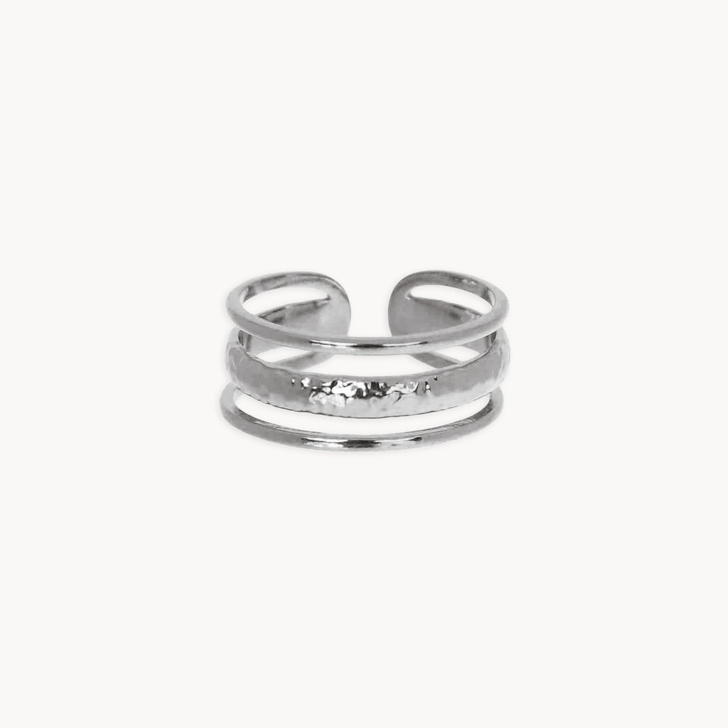 Enzo partially textured multi-row ST ring