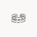 Enzo partially textured multi-row ST ring