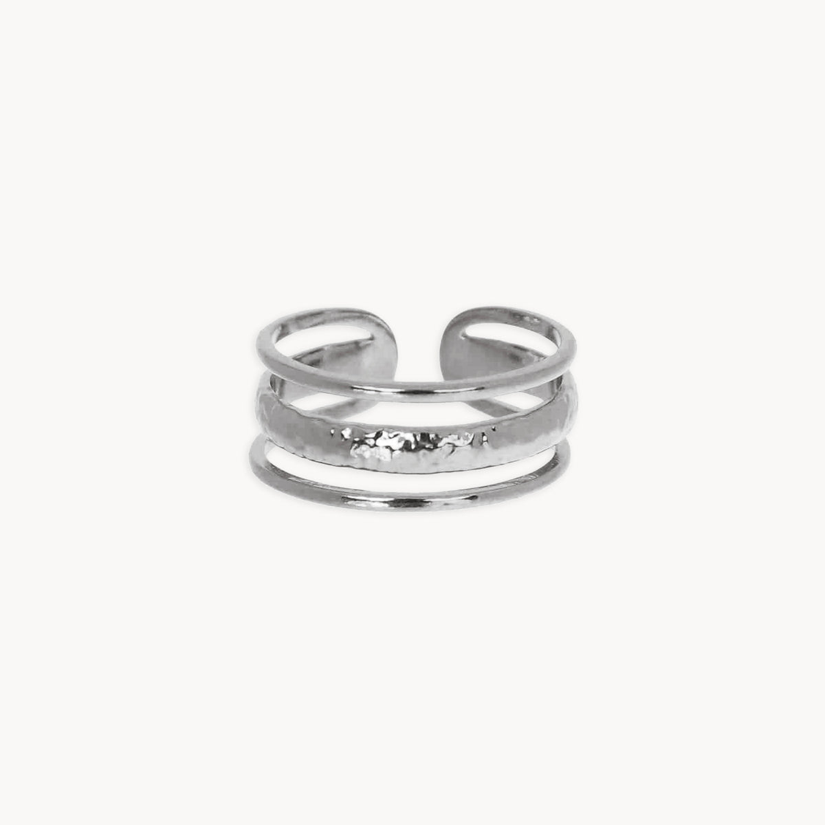 Enzo partially textured multi-row ST ring