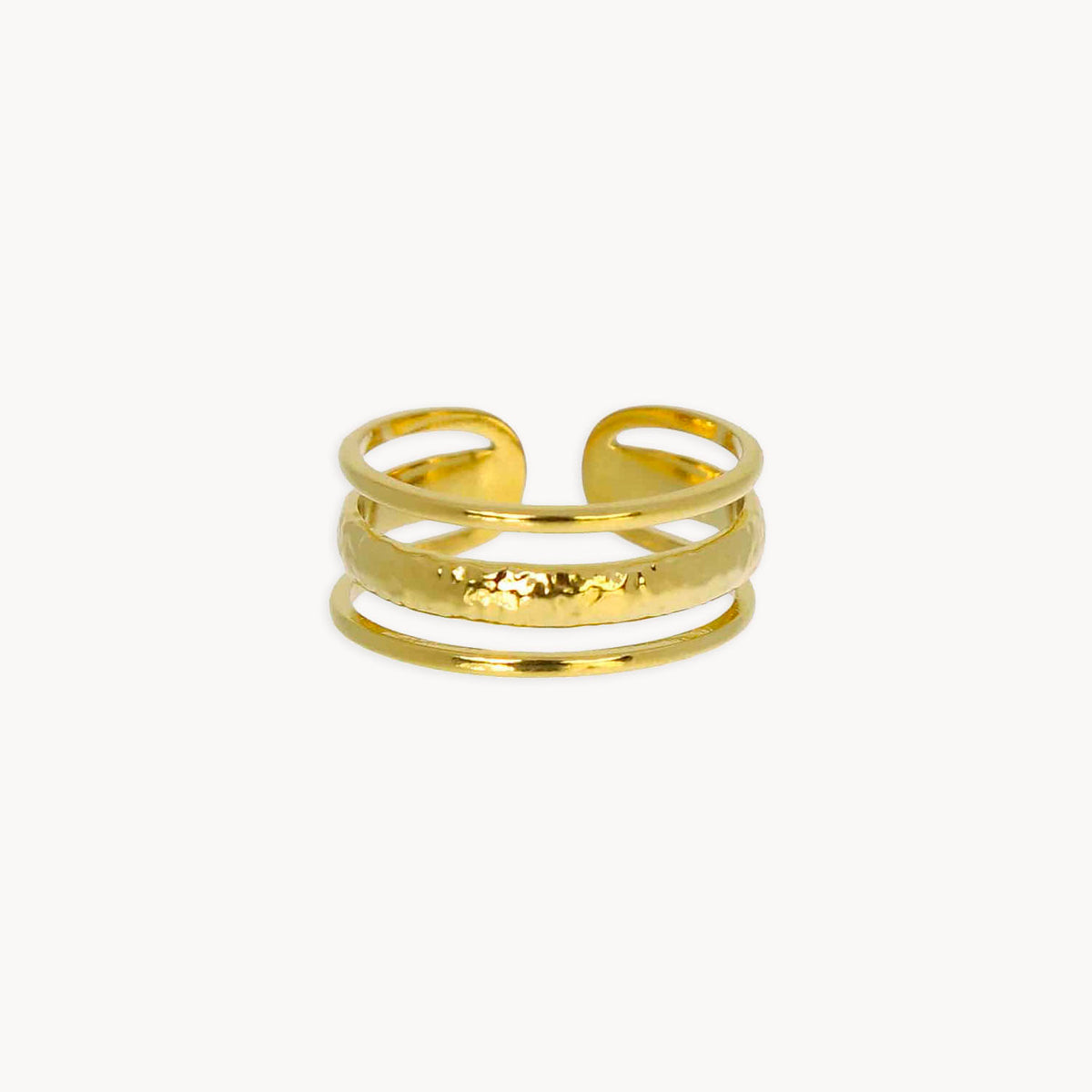 Enzo partially textured multi-row ST ring