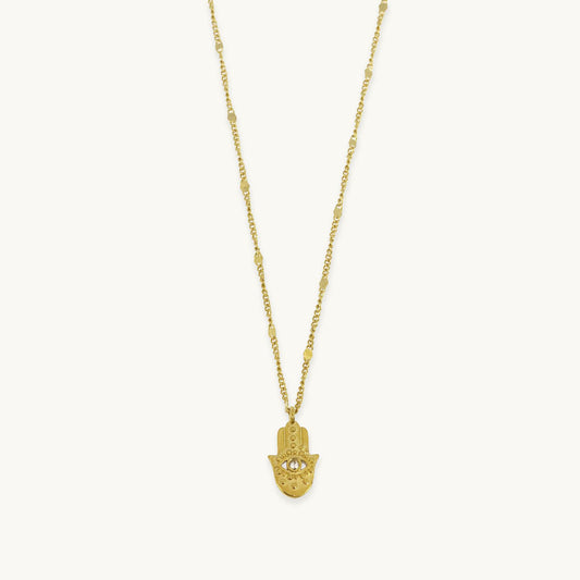 Fatma hand necklace