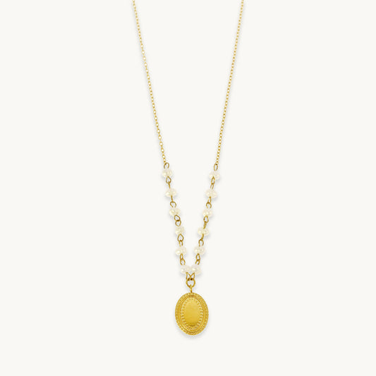 Chapelet pearls necklace