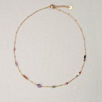 Priscillia Multicolored Stones Necklace