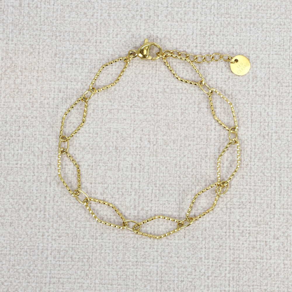 Garance II Diamond-Shaped Links Bracelet