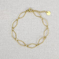 Garance II Diamond-Shaped Links Bracelet