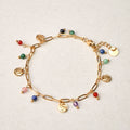 Georgine charms stones Bracelet