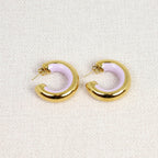 Bachira Enamel Inside Earrings