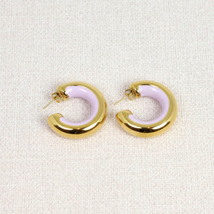 Bachira Enamel Inside Earrings