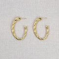 Carme oval twisted Earrings