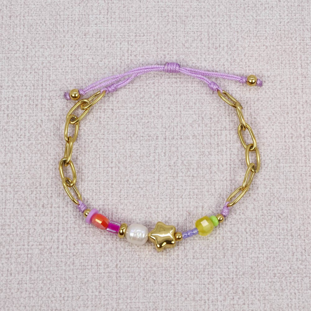 Assia Star Drawstring Bracelet