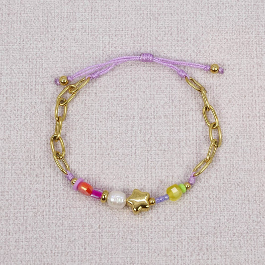 Assia Star Drawstring Bracelet