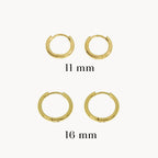 Simple Mini Hoop Earrings