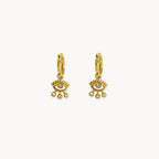 Eye On me Hoop Earrings