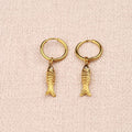 Thyrel big fish Earrings