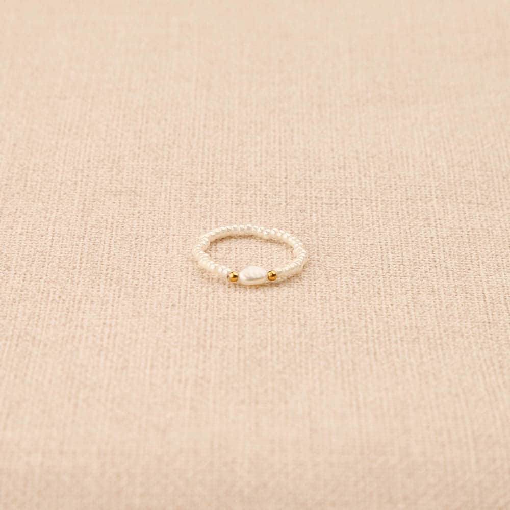 Nymphelia pearl elastic ST ring