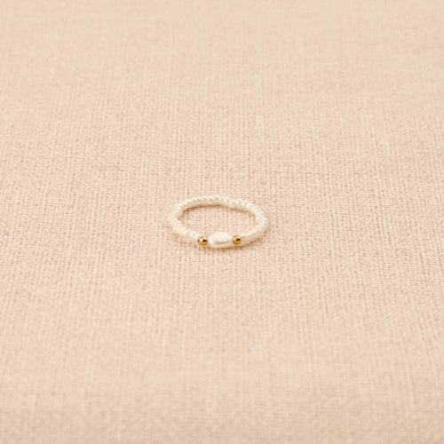 Nymphelia pearl elastic ST ring