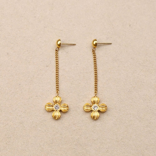 Elina clover chain ST earrings