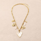 Edelis Multi Mother-of-pearl Charms Necklace